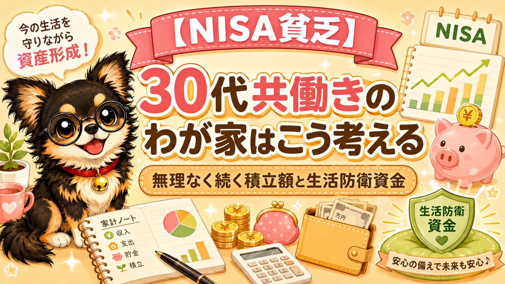 【NISA貧乏】30代共働き・双子のわが家はこう考える