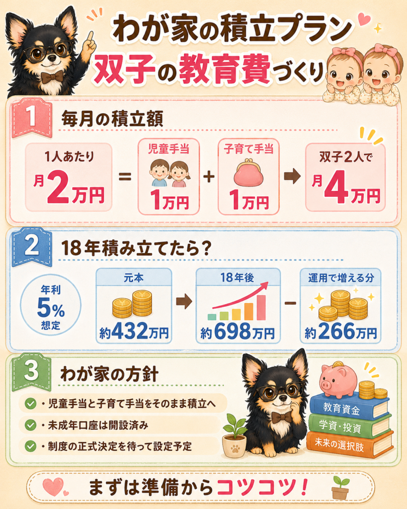 我が家の積立プラン